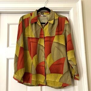 Japanese patterned blouse